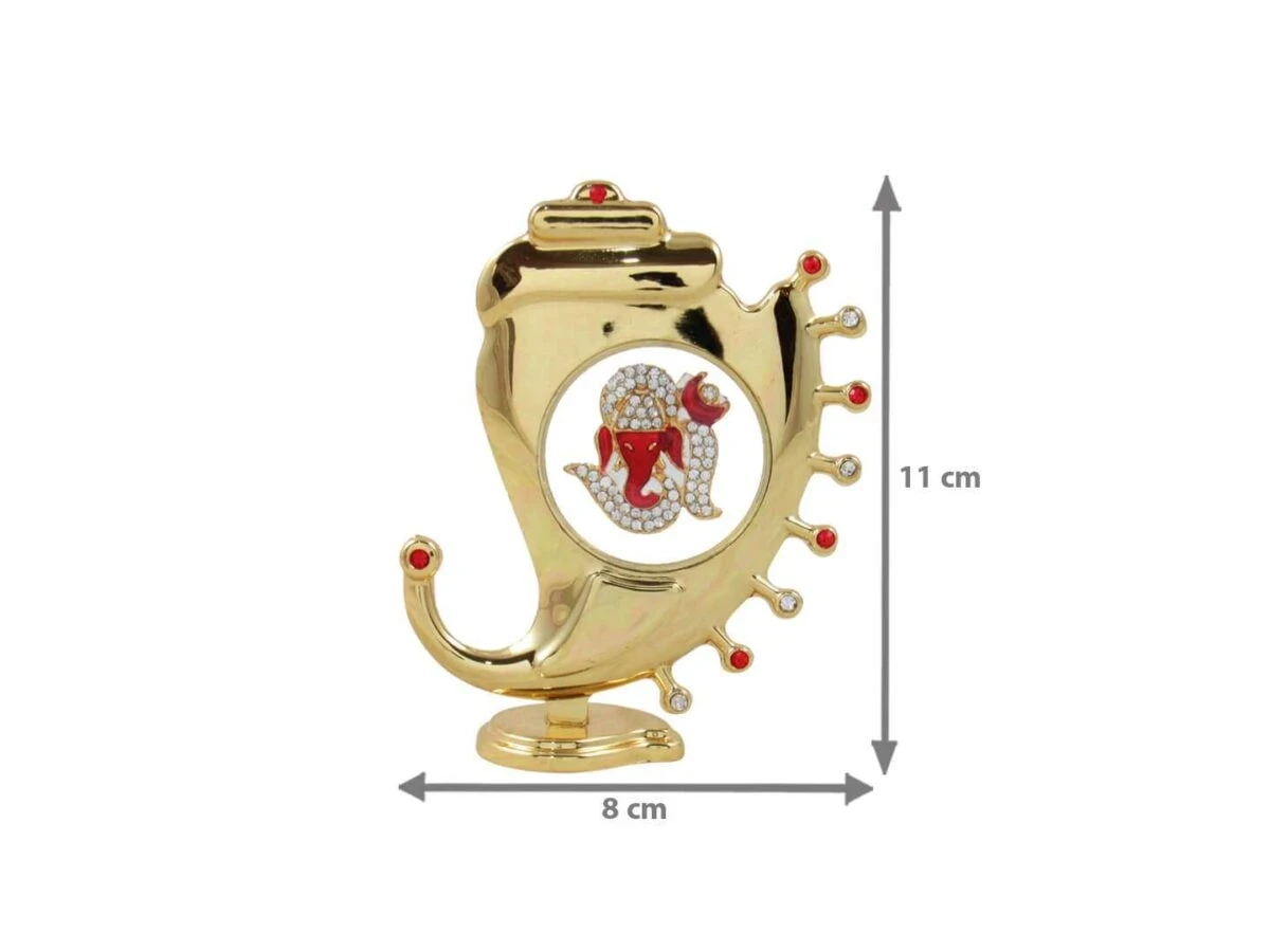 Gold plated ganesha idol for car, ganesha statue for car, ganesha idol for car, ganesha idol for home, ganesha idol for car dashboard online, ganesha statue for home décor, ganesha statue for gift, ganesha statue for office