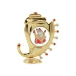 Gold plated ganesha idol for car, ganesha statue for car, ganesha idol for car, ganesha idol for home, ganesha idol for car dashboard online, ganesha statue for home décor, ganesha statue for gift, ganesha statue for office