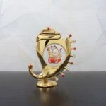 Gold plated ganesha idol for car, ganesha statue for car, ganesha idol for car, ganesha idol for home, ganesha idol for car dashboard online, ganesha statue for home décor, ganesha statue for gift, ganesha statue for office