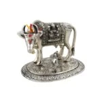 White metal cow and calf cow and calf statue cow and calf idol vastu cow and calf statue in pooja room white metal cow and calf statue white metal small cow