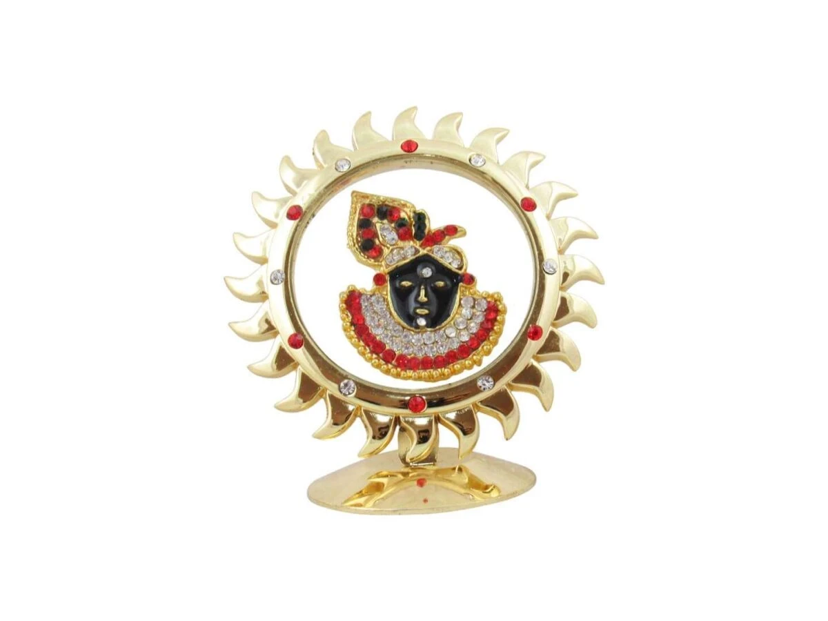 Shreenathji idol for car, Shrinathji statue for car, Shrinathji statue, lord shrinathji statue