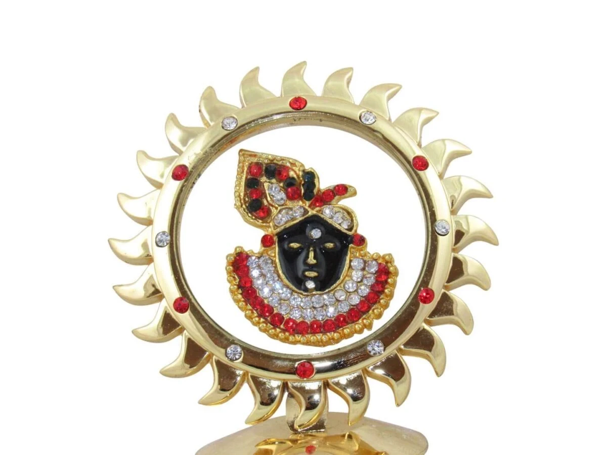 Shreenathji idol for car, Shrinathji statue for car, Shrinathji statue, lord shrinathji statue