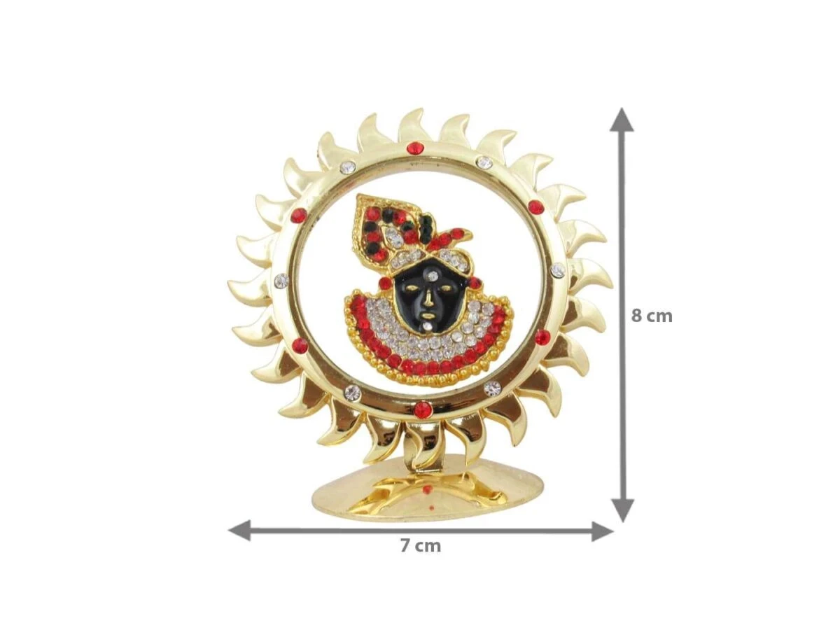 Shreenathji idol for car, Shrinathji statue for car, Shrinathji statue, lord shrinathji statue
