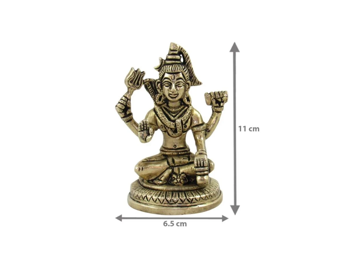 Brass shiva statue, brass shiv murti, brass shiva idol