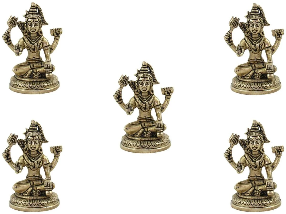 Brass shiva statue, brass shiv murti, brass shiva idol