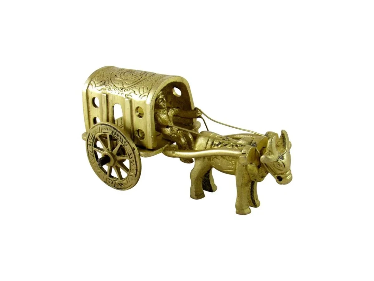brass bullock cart brass bullock cart showpiece