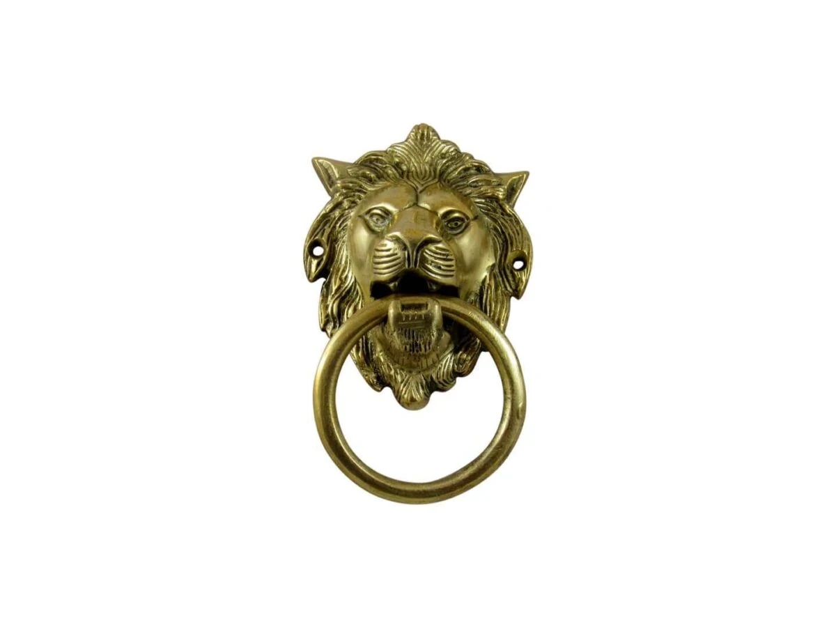 Brass door knocker brass door knocker lion brass lion face door knocker brass lion head door knocker