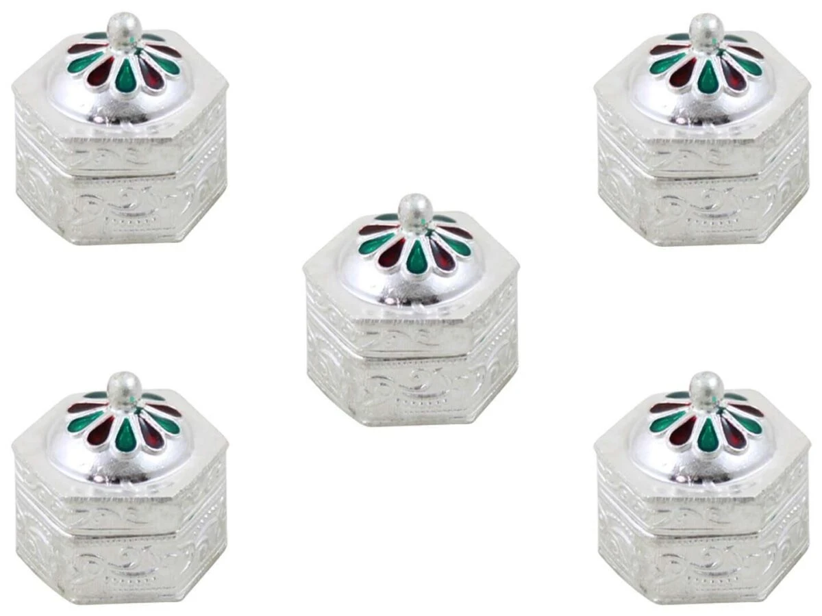 Sindoor dabbi, sindoor box for wedding, sindoor dabbi silver, Pooja items silver, Pooja items for home, kumkum box return gift, pooja items for temple, pooja items for gift, kumkum box silver, sindoor dabbi for women, Return gifts