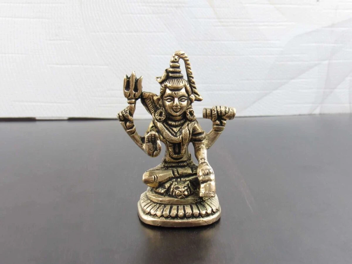 Brass shiva statue brass shiv murti brass shiva idol