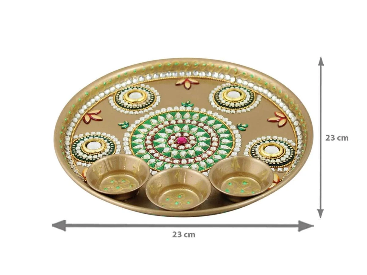 Pooja Thali set, pooja thali silver, pooja thali decoration, Pooja Thali for home, pooja thali set silver, return gifts for housewarming