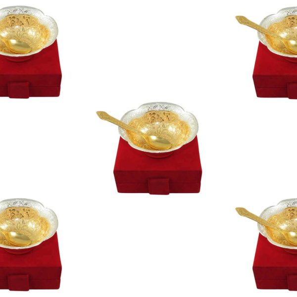 Brass bowls, brass bowl set, brass bowl for gift, brass serving bowl, brass dry fruit tray, brass bowl set with tray, Indian brass serving bowls, brass bowl for decoration, brass serving bowl with spoon, Bowl set with tray, bowl set for gift, bowl set for kitchen, bowl set in silver, bowl set for baby, silver dry fruit bowl, dry fruit serving bowl, dry fruit bowl set, German silver dry fruit bowl, return gifts for housewarming, return gifts for baby shower, return gifts for wedding