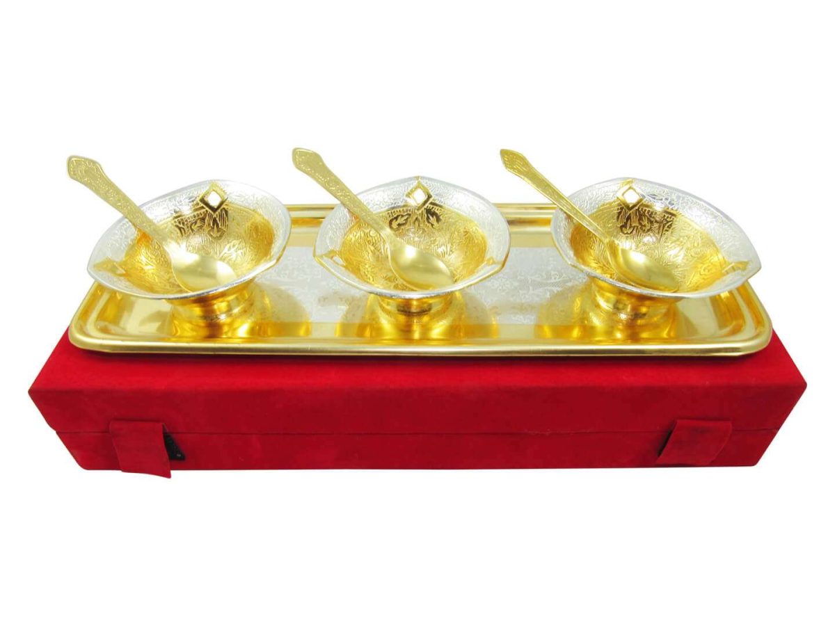 Brass bowls, brass bowl set, brass bowl for gift, brass serving bowl, brass dry fruit tray, brass bowl set with tray, Indian brass serving bowls, brass bowl for decoration, brass serving bowl with spoon, Bowl set with tray, bowl set for gift, bowl set for kitchen, bowl set in silver, bowl set for baby, silver dry fruit bowl, dry fruit serving bowl, dry fruit bowl set, German silver dry fruit bowl, return gifts for housewarming, return gifts for baby shower, return gifts for wedding
