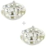 Pooja Thali set, pooja thali silver, pooja thali decoration, Pooja Thali for home, pooja thali set silver, return gifts for housewarming