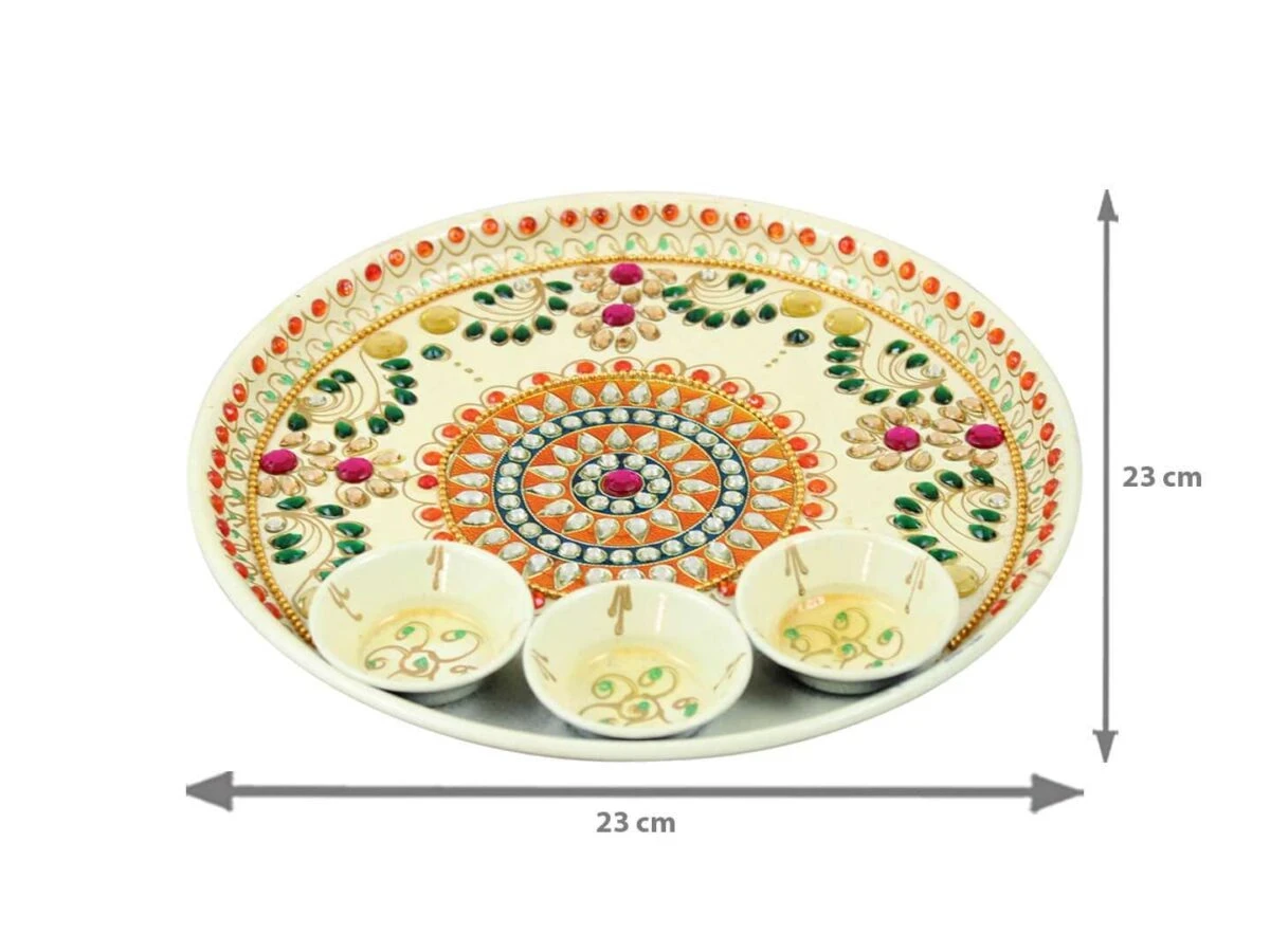 Pooja Thali set, pooja thali silver, pooja thali decoration, Pooja Thali for home, pooja thali set silver, return gifts for housewarming