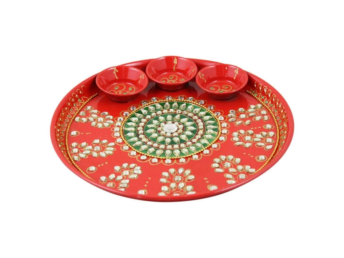 Pooja Thali set, pooja thali silver, pooja thali decoration, Pooja Thali for home, pooja thali set silver, return gifts for housewarming