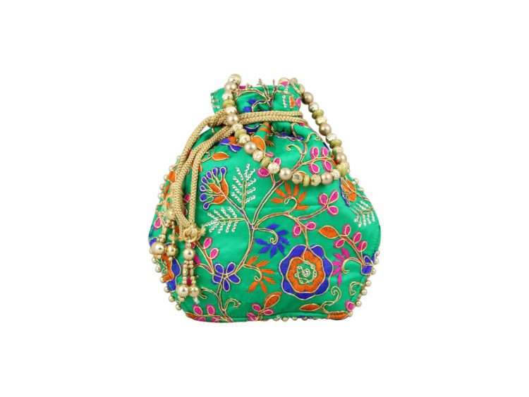 Cotton Canvas Ladies Flower Embroidery Purple Purse at Rs 899/piece in New  Delhi