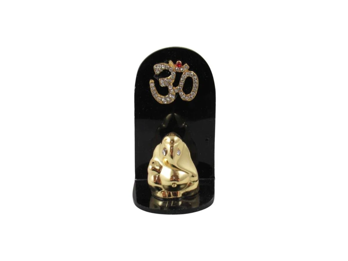 gold plated ganesha idol for home, ganesha idol for office, ganesha idol gift, ganesha murti for car, ganesh statue for temple, ganesh statue for gift, ganesh statue for home decoration