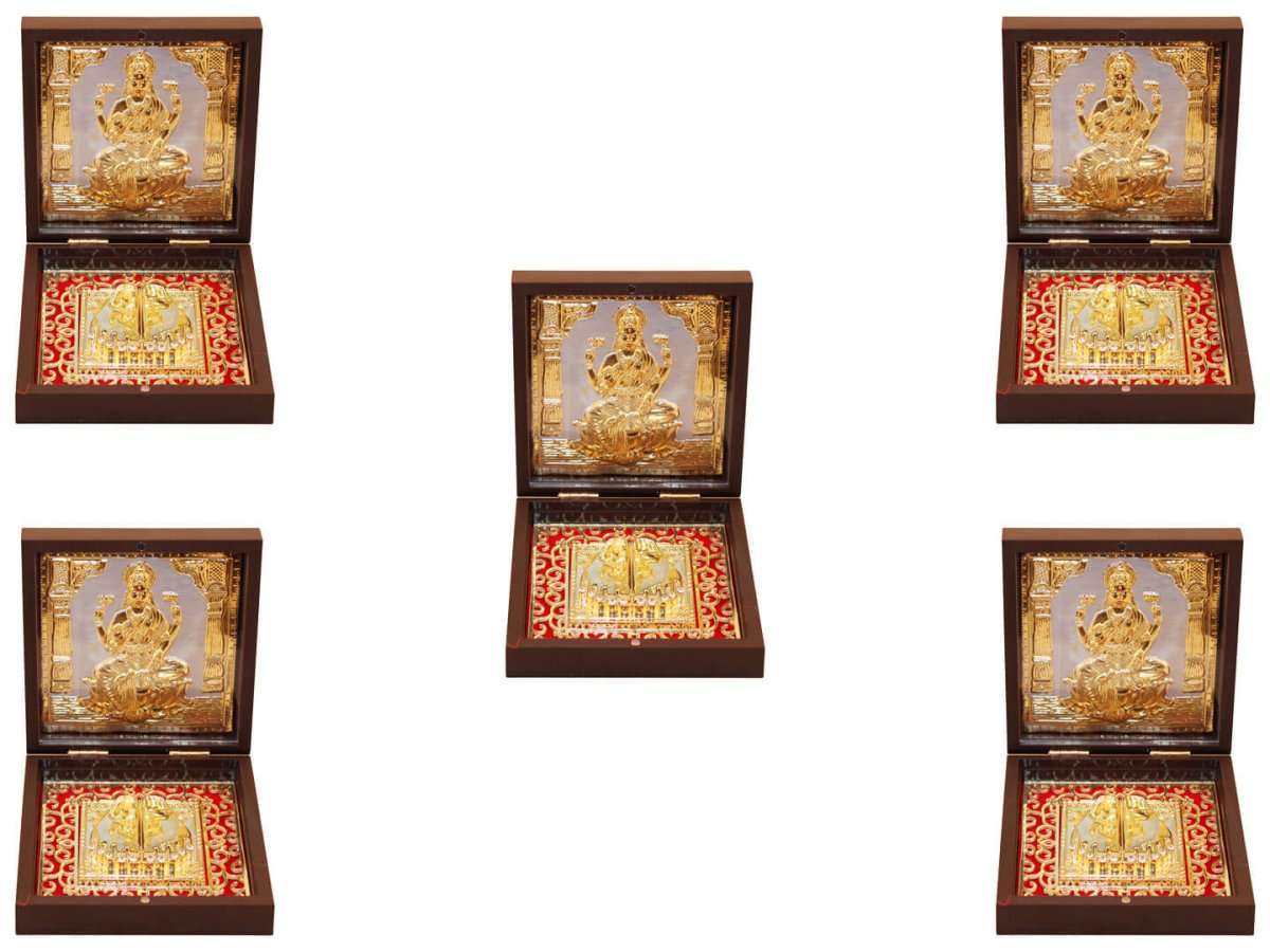Lakshmi photo frame, lakshmi devi photo frames, goddess lakshmi photo frame, lakshmi frame with charan paduka, return gifts for Diwali, Wooden Momento Gift