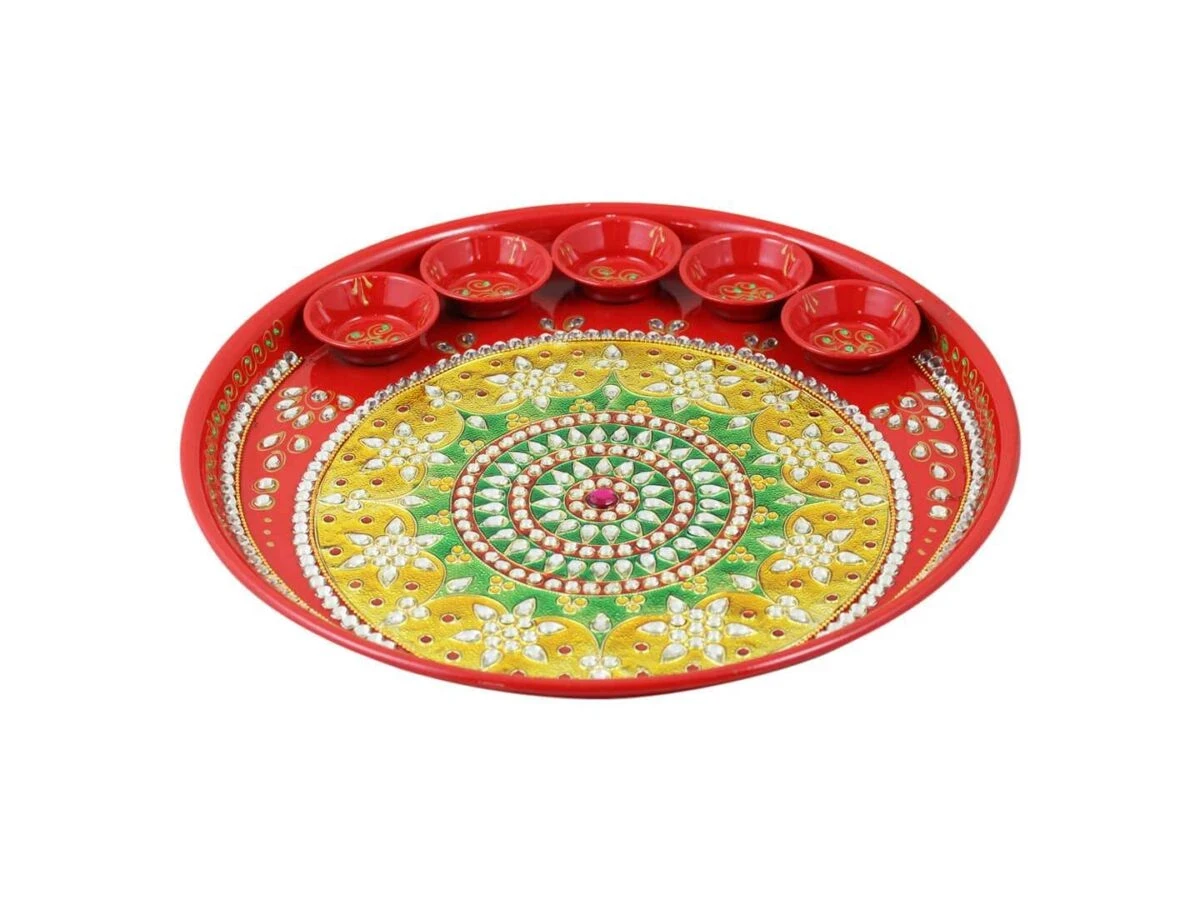 Pooja Thali set, pooja thali silver, pooja thali decoration, Pooja Thali for home, pooja thali set silver, return gifts for housewarming