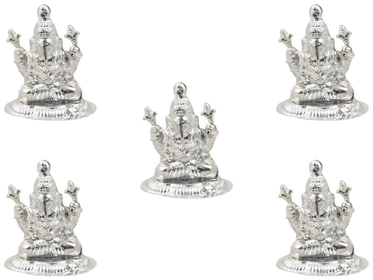 Pure silver Ganesh idol, pure silver Ganesh murti, pure silver Ganesha, pure silver Ganesh idol for gift, pure silver ganesh laxmi murti, pure silver pooja items, pure silver gift items, pure silver gift items for marriage, pure silver gift items for housewarming, pure silver gift articles