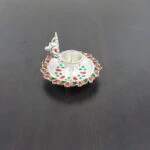 Silver kankavati, pure silver kankavati, pure silver kumkum holder, silver haldi kumkum holder, silver sindoor daan, silver sindoor dani, pure silver pooja items for gift, silver items for pooja room