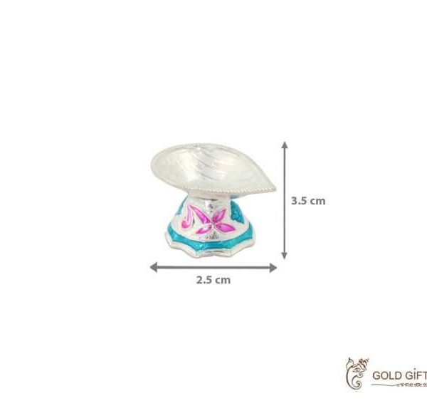 pure silver small diya, Pure silver diya, pure silver diya for pooja, pure silver diya set, pure silver diya stand, silver diya lamp, pure silver pooja items for gift, silver items for pooja room