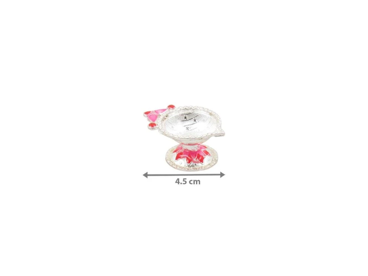 pure silver lakshmi diya, Pure silver diya, pure silver diya for pooja, pure silver diya set, pure silver diya stand, silver diya lampv
