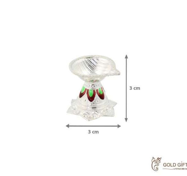 pure silver small diya, Pure silver diya, pure silver diya for pooja, pure silver diya set, pure silver diya stand, silver diya lamp, pure silver pooja items for gift, silver items for pooja room