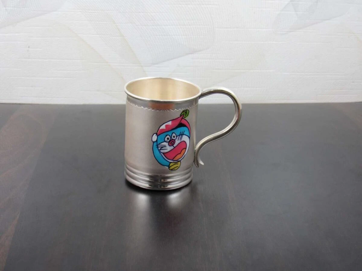 Pure silver coffee mug, pure silver coffee cup, pure silver tumbler, pure silver gift items, pure silver tumbler for baby pure silver tumbler for gift, pure silver gift articles, pure silver mug
