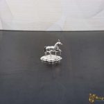 Silver horse statue, silver horse showpiece, sterling silver horse statue