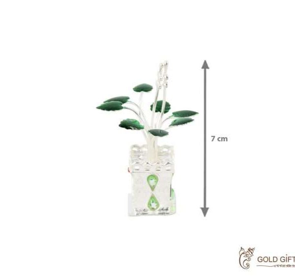 Pure silver Tulsi plant, silver tulsi kyaro, silver tulsi plant, pure silver tulsi plant return gifts, silver tulsi leaf, pure silver pooja items, pure silver gift items, pure silver gift items for marriage, pure silver gift items for housewarming, pure silver gift articles