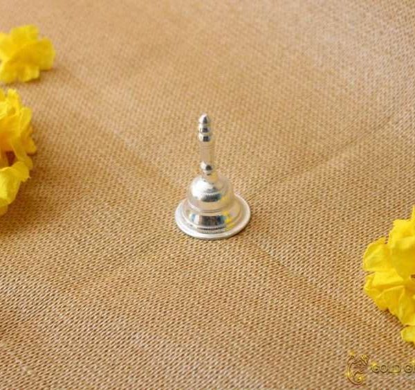pure silver pooja bell silver pooja bell Pure silver ghanti, silver pooja ghanti, silver ghanti, pure silver pooja items, pure silver gift items, pure silver gift items for marriage, pure silver gift items for housewarming, pure silver gift articles