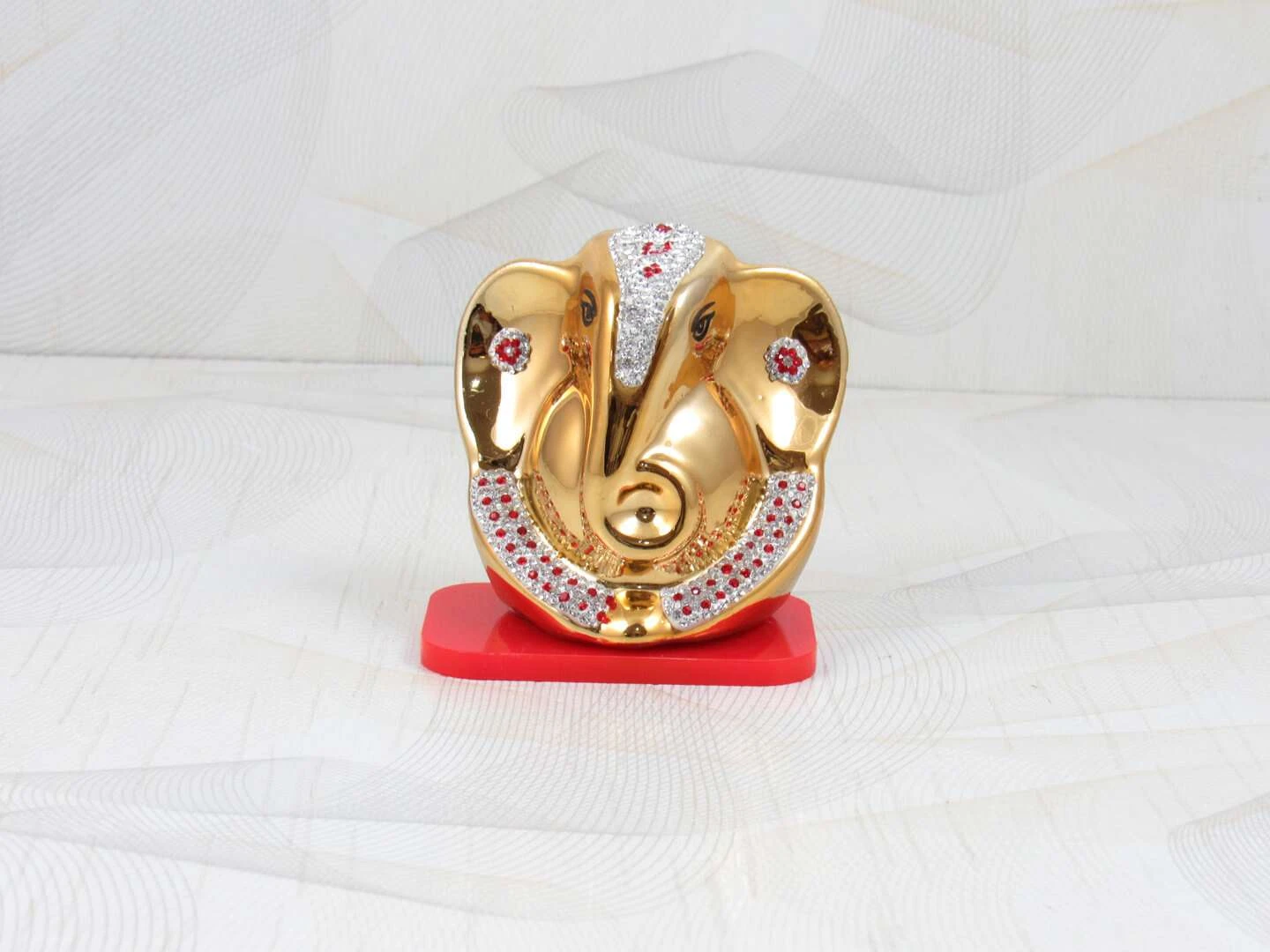 Ganesh Statue Elephant Hindu God of Success Resin Ganesha Ganpati Idol  Hand-Painted in Gold Indian Home Decor India Diwali Gift