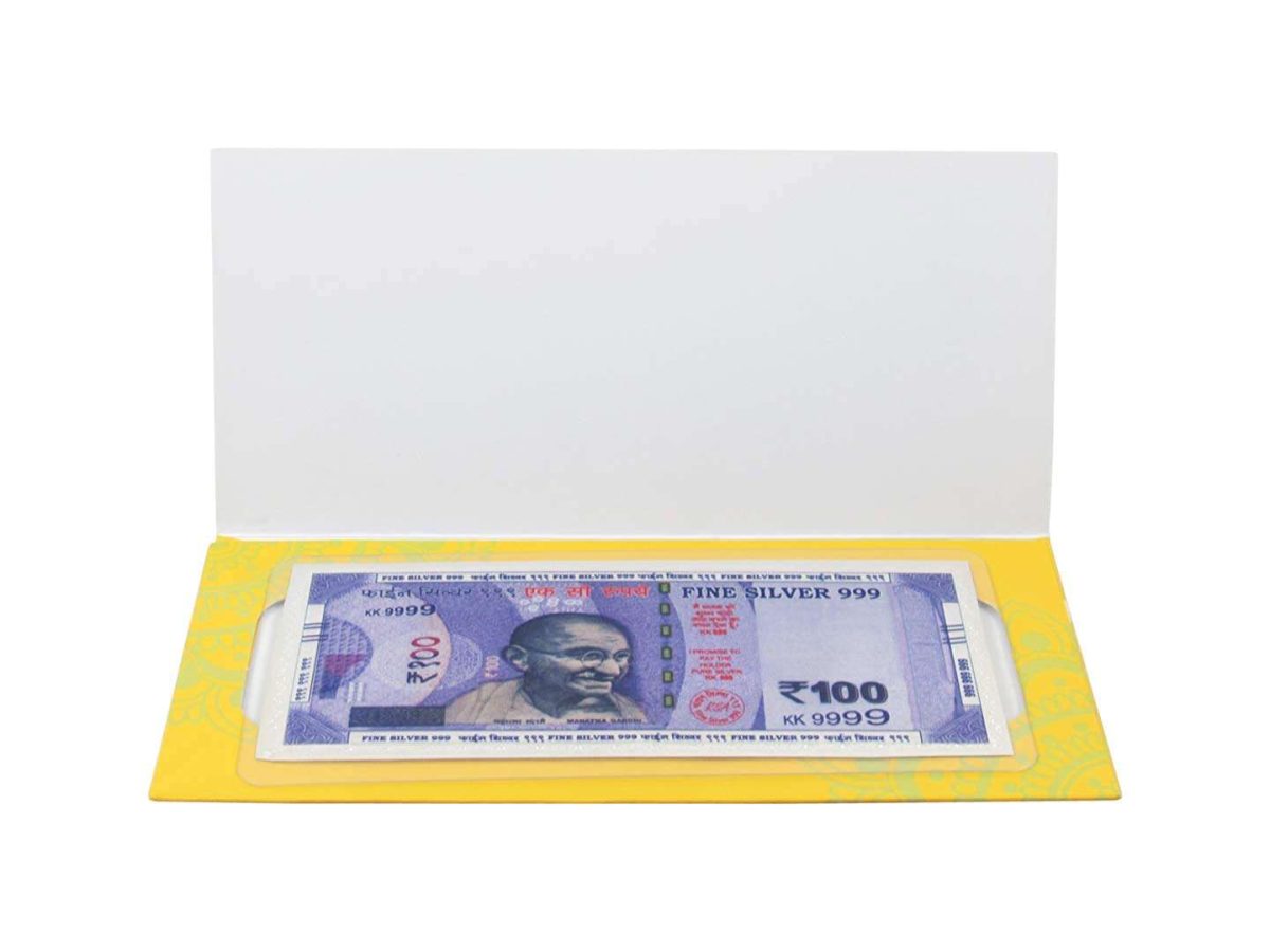 Silver currency Note, Silver currency Note with cover, Pure Silver currency note, silver 999 currency note, sterling silver currency note, silver currency note for gift, pure silver gift items, pure silver pooja items, pure silver gift items for housewarming, pure silver gift articles
