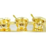 Brass bowls, brass bowl set, brass bowl for gift, brass serving bowl, brass dry fruit tray, brass bowl set with tray, Indian brass serving bowls, brass bowl for decoration, brass serving bowl with spoon