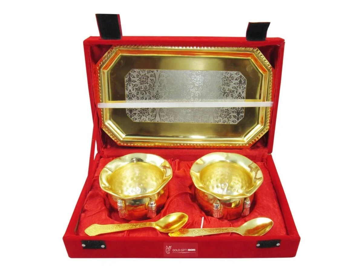 Brass bowls, brass bowl set, brass bowl for gift, brass serving bowl, brass dry fruit tray, brass bowl set with tray, Indian brass serving bowls, brass bowl for decoration, brass serving bowl with spoon