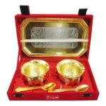 Brass bowls, brass bowl set, brass bowl for gift, brass serving bowl, brass dry fruit tray, brass bowl set with tray, Indian brass serving bowls, brass bowl for decoration, brass serving bowl with spoon