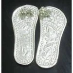 Pure silver laxmi charan paduka, pure silver laxmi charan, pure silver lakshmi charan paduka