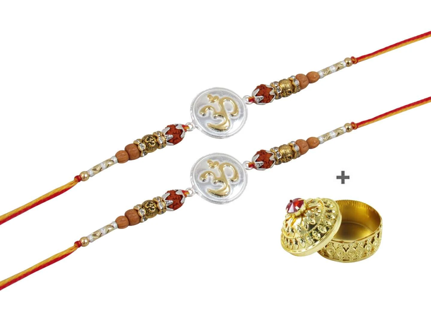 Share 74+ gold rakhi bracelet - ceg.edu.vn