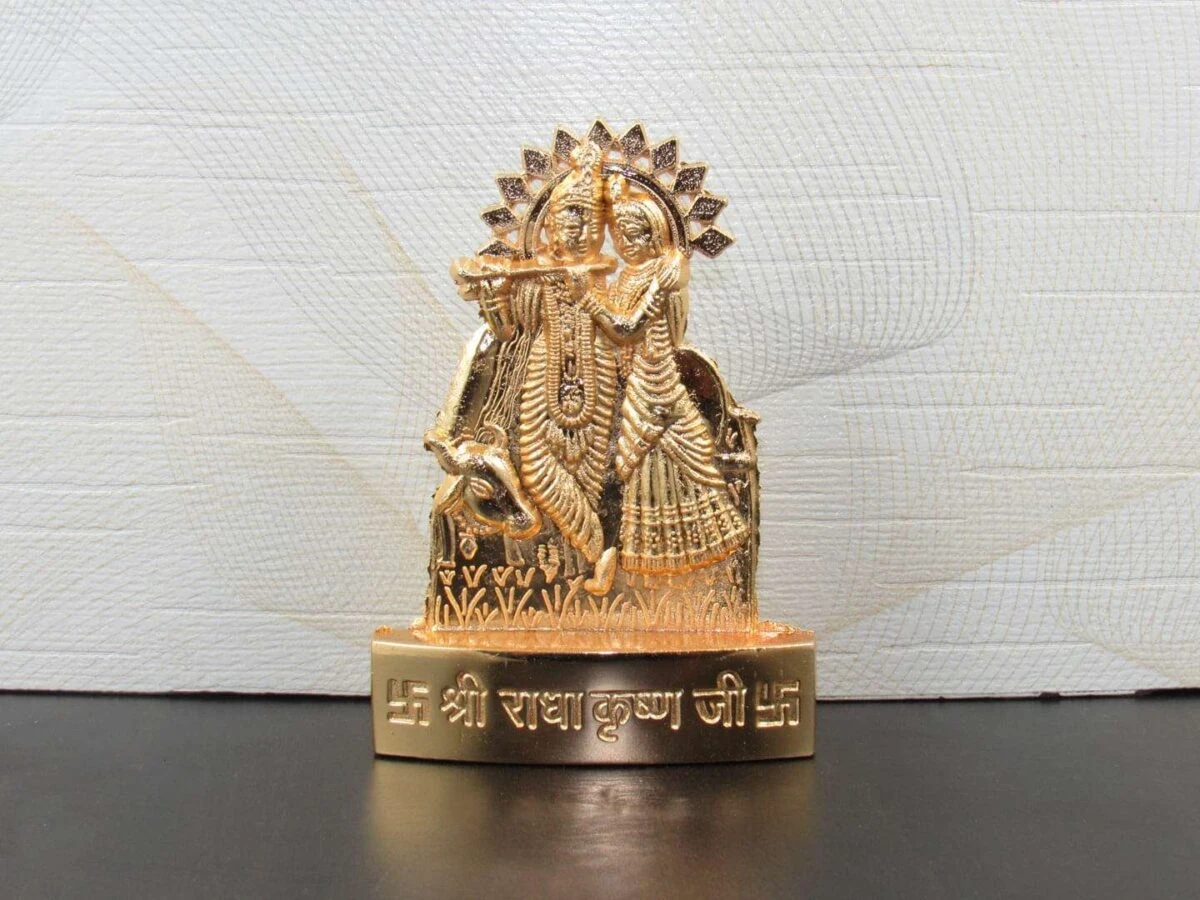 Radha Krishna idol, radha Krishna brass idol, radha Krishna idol for home, radha Krishna idol for temple, radha Krishna murti, brass radha Krishna statue gift, radha Krishna statue for temple