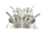 ice cream bowl set, silver plated ice cream bowls, ice cream bowl set with spoon, ice cream serving bowl, ice cream bowl and spoon Set, Brass ice cream bowls, ice cream bowls for party, ice cream bowl gift set, ice cream bowls with spoon