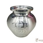 Silver kalash for pooja, pure silver kalash, pure silver kalasam, silver lota for pooja, pure silver pooja items, pure silver gift items, pure silver gift items for marriage, pure silver gift items for housewarming, pure silver gift articles
