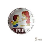 Pure Silver Rakshabandhan coin 999 pure silver coin, Silver coin for wedding gift, silver coin for gift, silver coin for new born baby, silver coin for birthday, silver coin for baby tradition, silver coin for baby shower, silver coin for new baby, silver coin for rakshabandhan gift