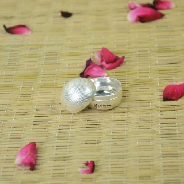 Pure Silver Sindoor Box for Gift Silver Sindoor Dabbi for Pooja Pure Silver sindoor dani silver pooja items silver gift items silver sindoor dani for wedding silver gift items for marriage silver pooja items for house warming silver gift articles pure silver sindoor box for women