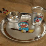 Pure silver dinner set, Pure silver dinner set for baby, Pure silver dinner plate, pure silver dining set, Pure silver dinnerware