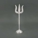 Pure silver trishul, silver trishul for idol pure silver pooja items for gift, silver items for pooja room