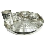 Pure silver dinner set, Pure silver dinner set for baby, Pure silver dinner plate, pure silver dining set, Pure silver dinnerware, silver dinner set, Silver dinner plate, silver dinnerware set, silver dinner plate set, silver dinner thali