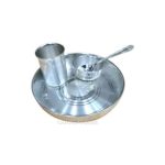 Pure silver dinner set, Pure silver dinner set for baby, Pure silver dinner plate, pure silver dining set, Pure silver dinnerware