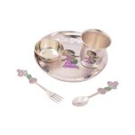 Pure silver dinner set, Pure silver dinner set for baby, Pure silver dinner plate, pure silver dining set, Pure silver dinnerware