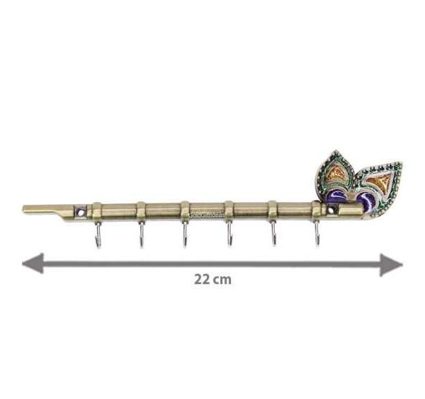 keychain holder, Krishna Flute